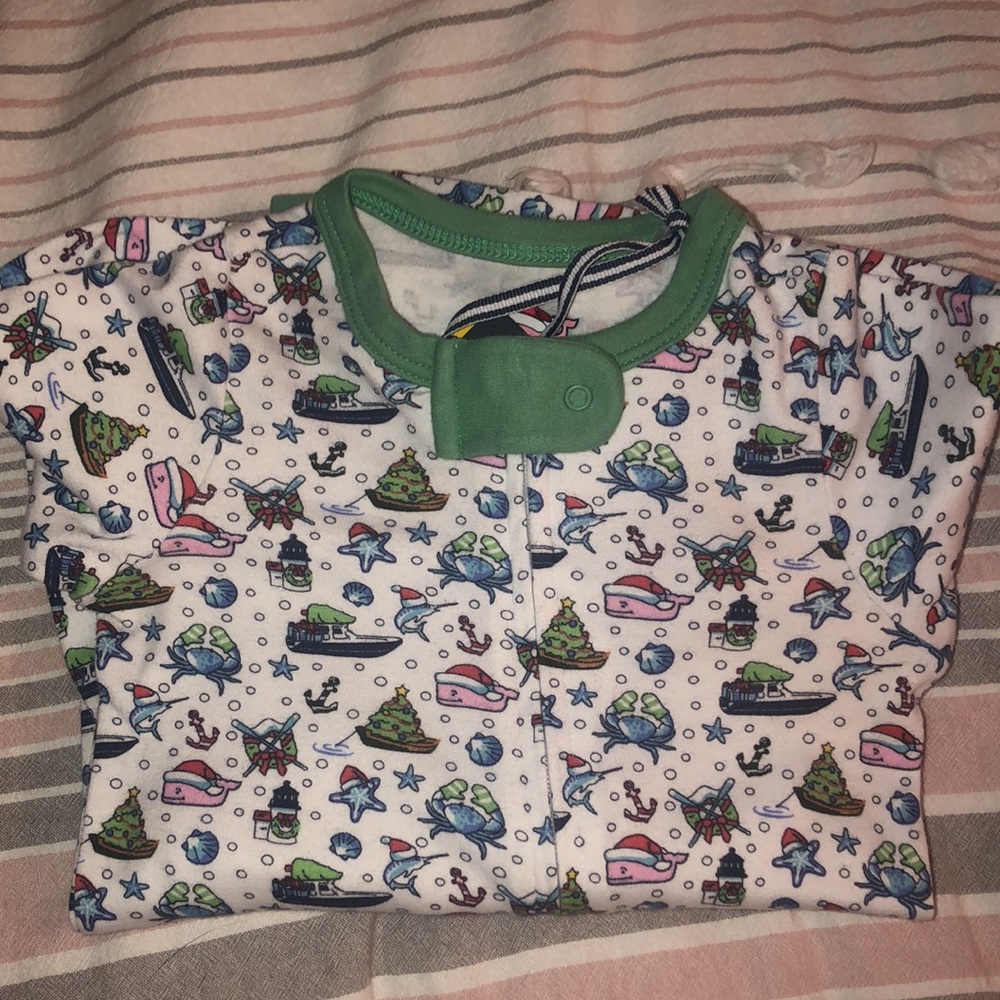 Vineyard Vines Baby Nautical Icon One Piece
